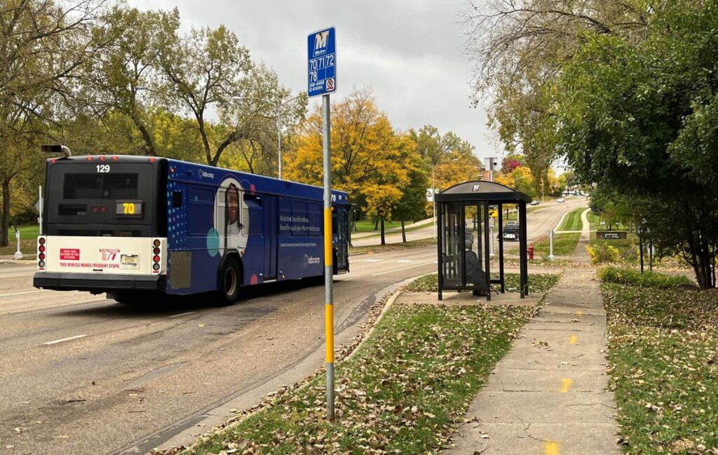 Bus stop in Middleton