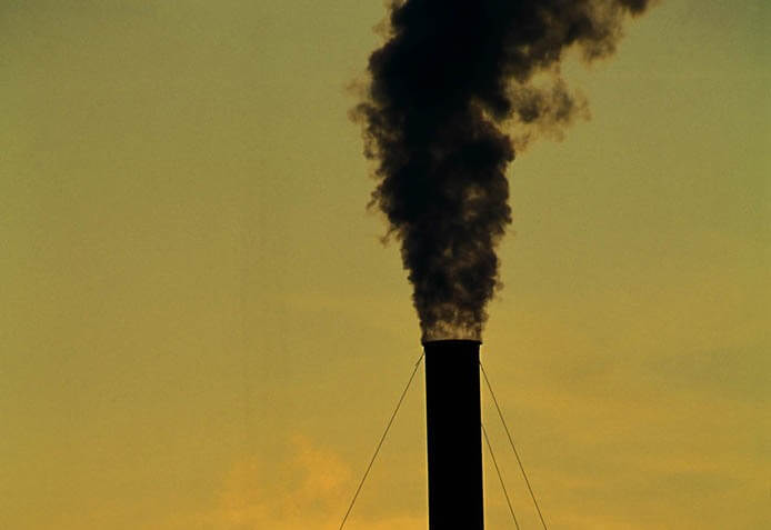 Smoke stack in Wisconsin